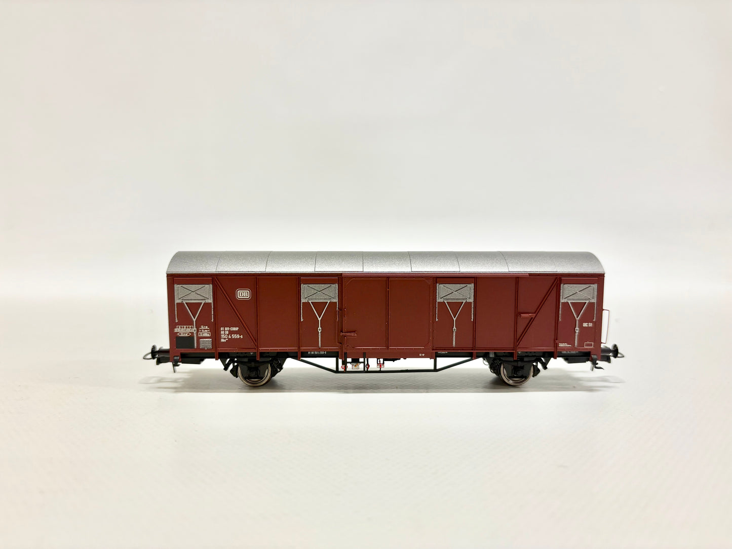 Exact Train EX20406 Gedeckter Güterwagen DB H0