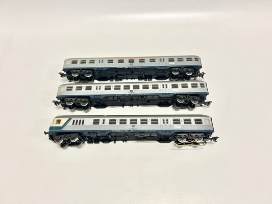 Märklin 3x Silberlinge Personenwagen inkl. Steuerwagen H0