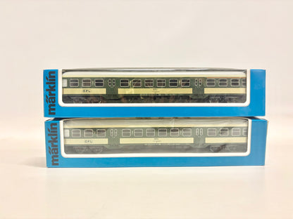 Märklin 4127 4126 Wagen-Set Personenwagen Nahverkehrswagen CFL AC H0