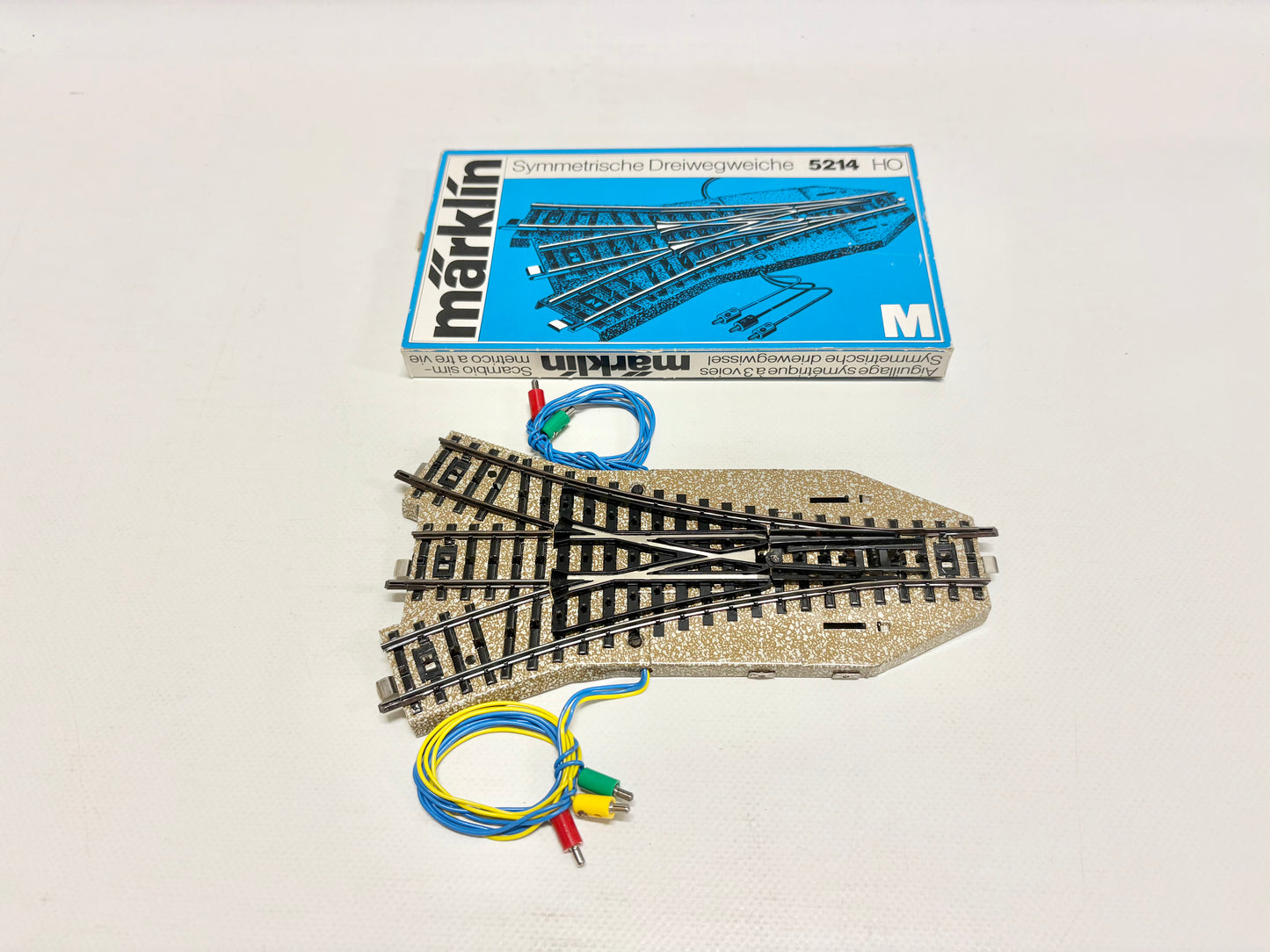 Märklin 5214 M-Gleise Dreiwegweiche AC H0