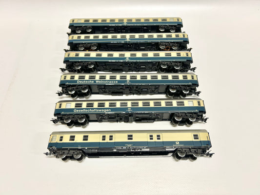 Märklin 6x D-Zug Personenwagen Konvolut H0