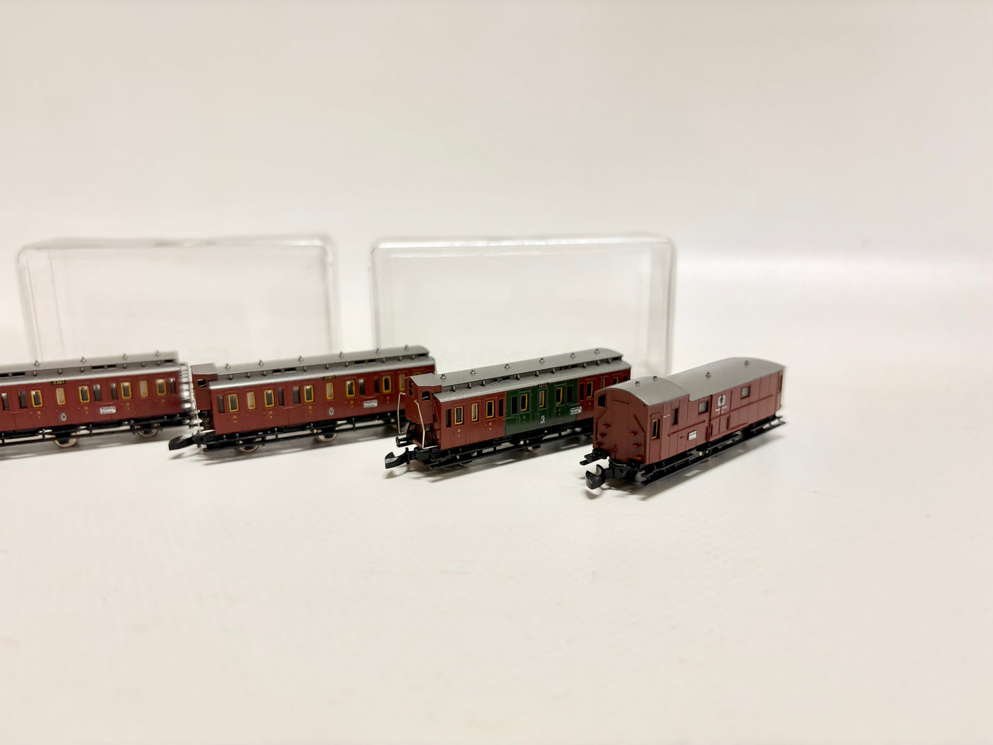 Märklin Mini Club Personenwagen aus 8104 Abteilwagen K.P.E.V Spur Z