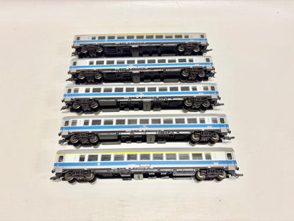 Roco 5x Personenwagen DC H0