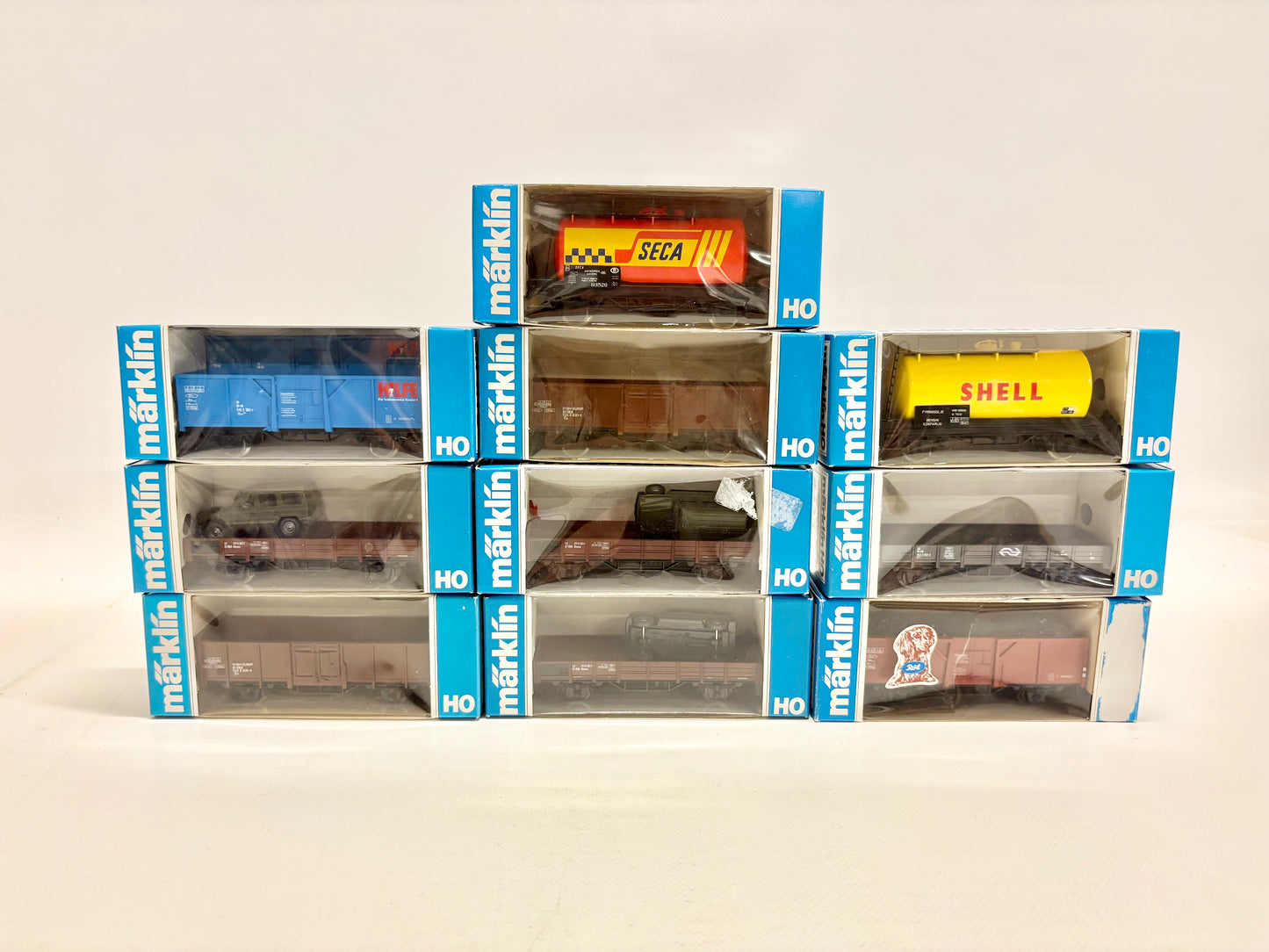 Märklin Wagen-Set 10x Güterwagen Konvolut DB AC H0