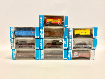 Märklin Wagen-Set 10x Güterwagen Konvolut DB AC H0