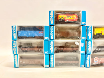Märklin Wagen-Set 10x Güterwagen Konvolut DB AC H0