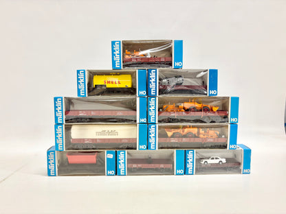 Märklin Wagen-Set 10x Güterwagen Konvolut DB AC H0