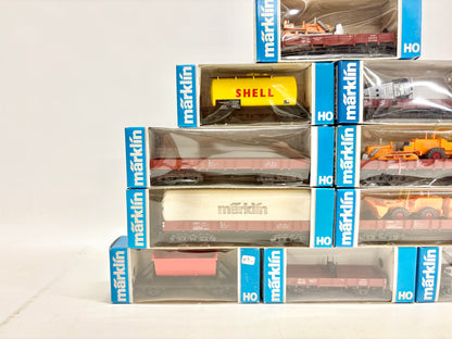 Märklin Wagen-Set 10x Güterwagen Konvolut DB AC H0