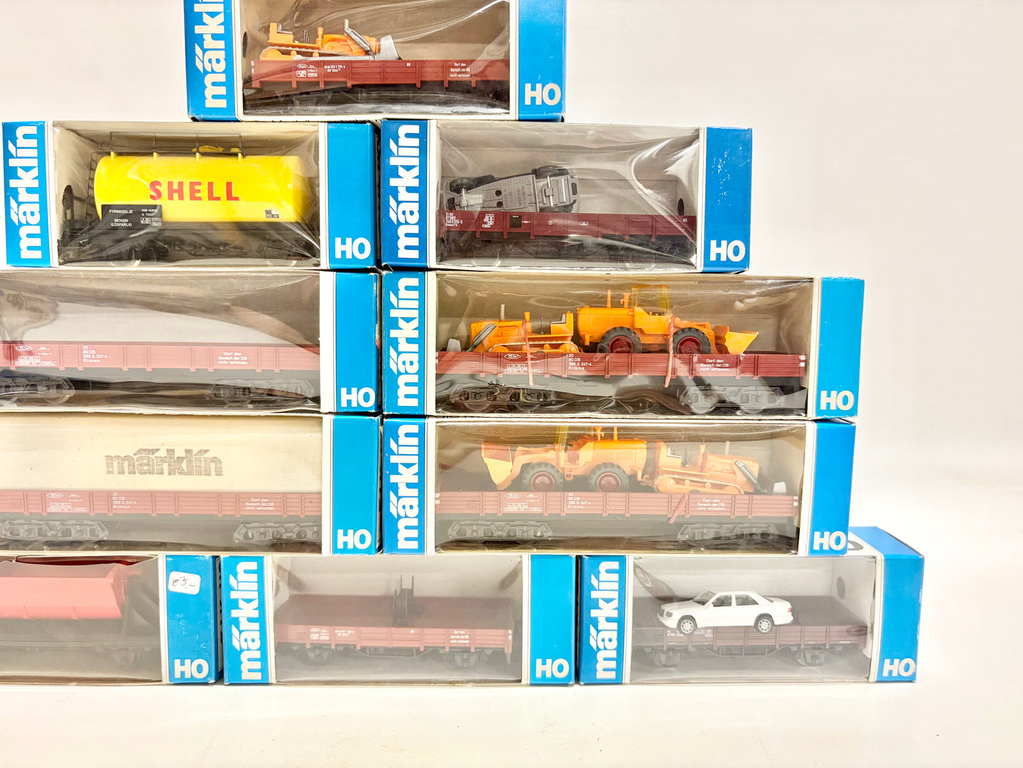 Märklin Wagen-Set 10x Güterwagen Konvolut DB AC H0