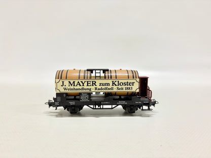 Märklin 4432 Güterwagen Weinfasswagen "J. Mayer zum Kloster" DB AC H0