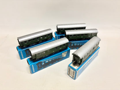 Märklin 5x 4080 4079 Wagen-Set Umbauwagen DB AC H0