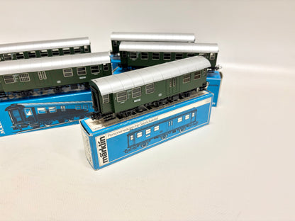 Märklin 5x 4080 4079 Wagen-Set Umbauwagen DB AC H0