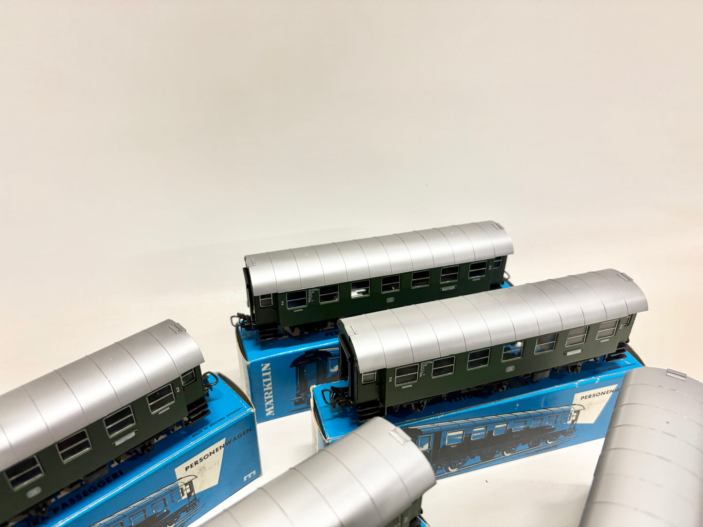 Märklin 5x 4080 4079 Wagen-Set Umbauwagen DB AC H0