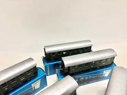 Märklin 5x 4080 4079 Wagen-Set Umbauwagen DB AC H0