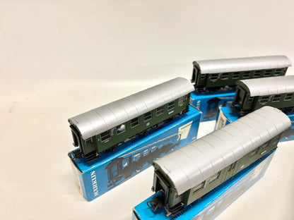 Märklin 5x 4080 4079 Wagen-Set Umbauwagen DB AC H0