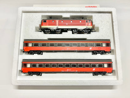 Märklin 2843 Zugpackung "150 Jahre Eisenbahn in Österreich" Personenzug ÖBB AC H0
