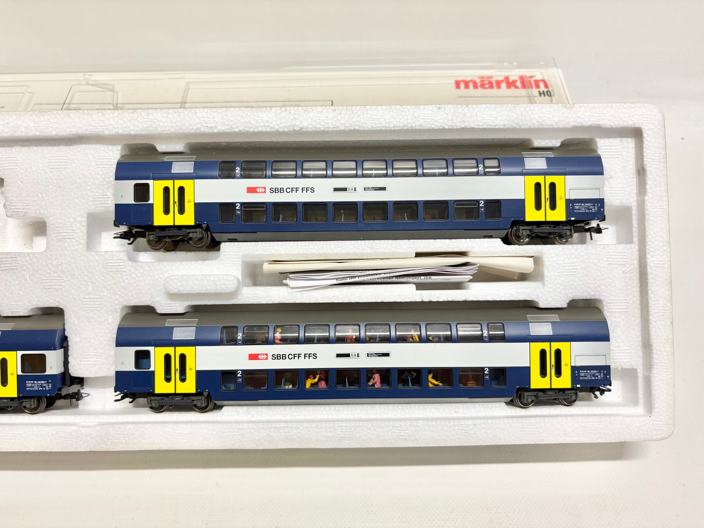 Märklin 28505 Wagen-Set *ohne Lok* Zürcher Nahverkehr SBB AC H0