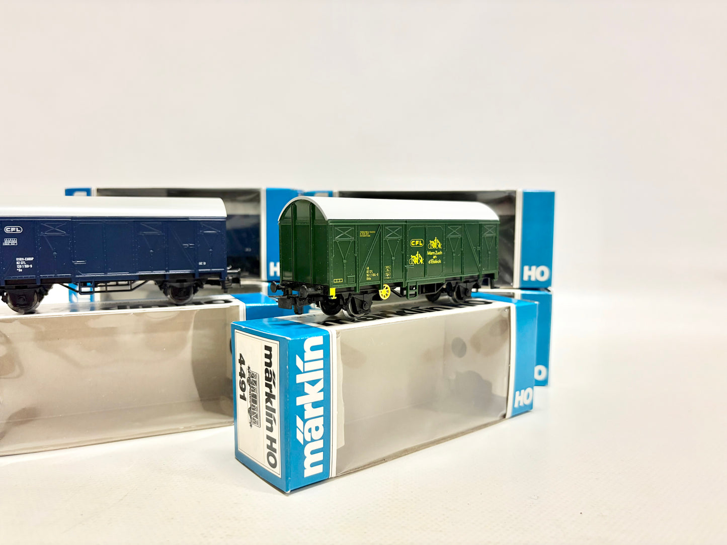 Märklin 8x 4405 4491 Wagen-Set gedeckt CFL AC H0