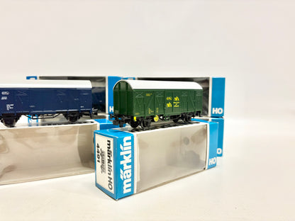 Märklin 8x 4405 4491 Wagen-Set gedeckt CFL AC H0