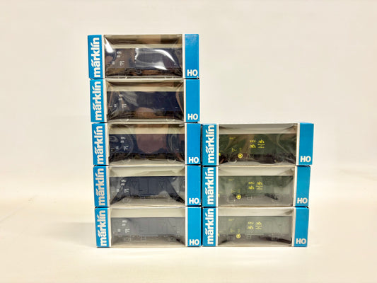Märklin 8x 4405 4491 Wagen-Set gedeckt CFL AC H0