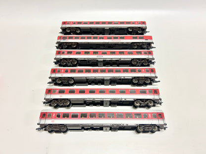 Roco 6x IC express train passenger cars H0