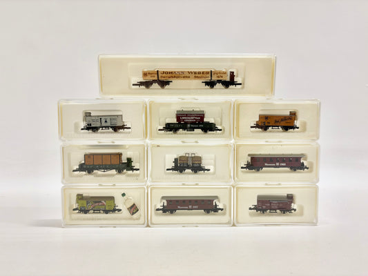 Märklin Mini-Club Museumswagen Konvolut Güter- & Personenwagen Spur Z