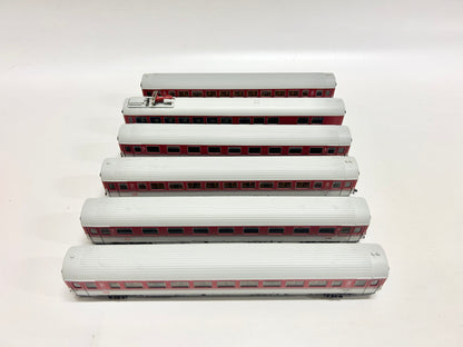 Roco 6x IC express train passenger cars H0