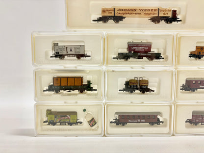 Märklin Mini-Club Museumswagen Konvolut Güter- & Personenwagen Spur Z
