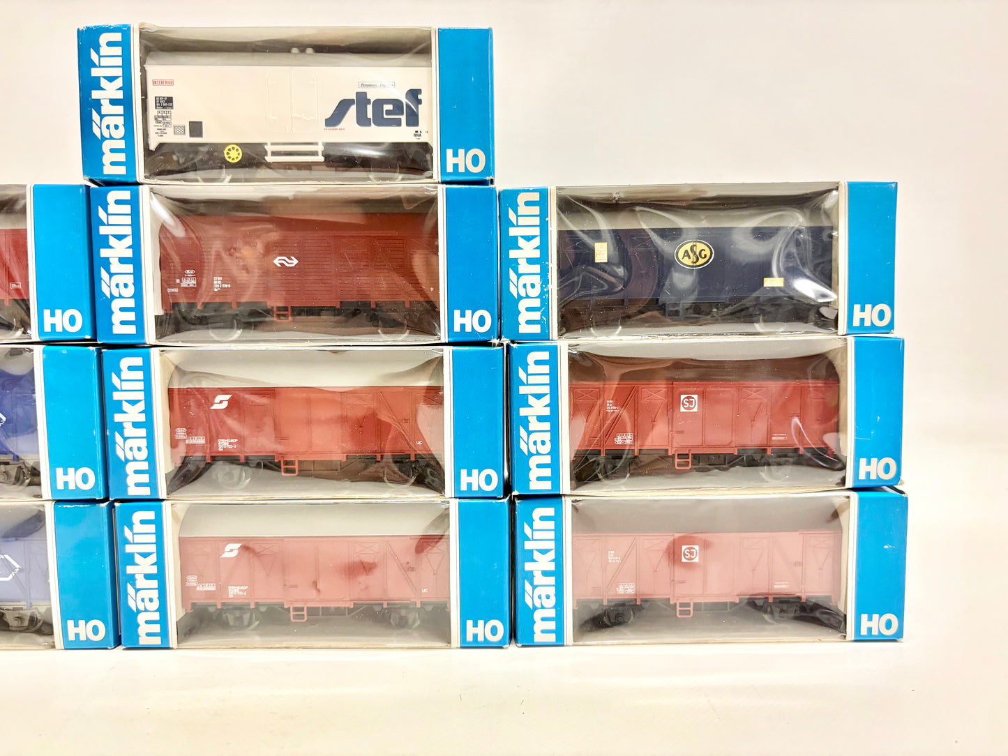 Märklin Wagen-Set 10x Güterwagen Konvolut AC H0