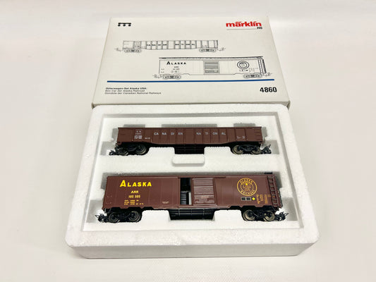 Märklin 4860 Wagen-Set Alaska USA Güterwagen AC H0