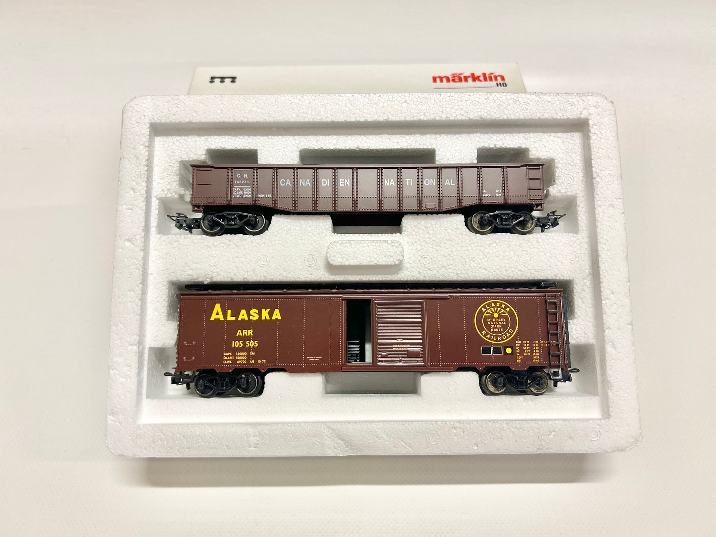 Märklin 4860 Wagen-Set Alaska USA Güterwagen AC H0