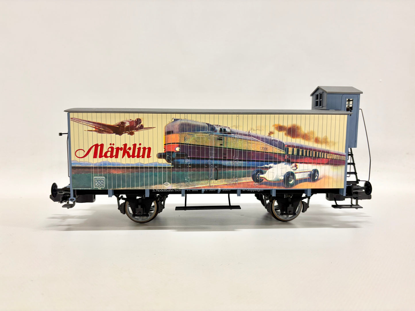 Märklin 58075 Güterwagen mit Bremserhaus Kühlwagen Spur 1