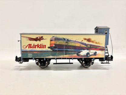 Märklin 58075 Güterwagen mit Bremserhaus Kühlwagen Spur 1