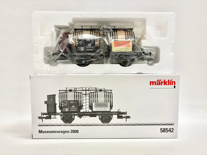 Märklin 58542 Museumswagen 2008 Weinfasswagen "Hengstenberg" Güterwagen DB Spur 1