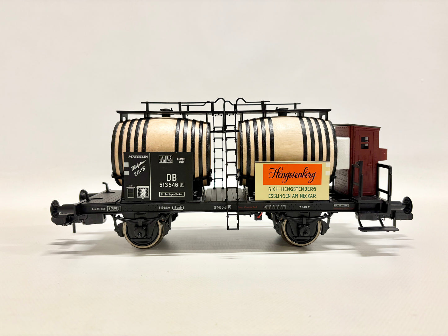 Märklin 58542 Museumswagen 2008 Weinfasswagen "Hengstenberg" Güterwagen DB Spur 1