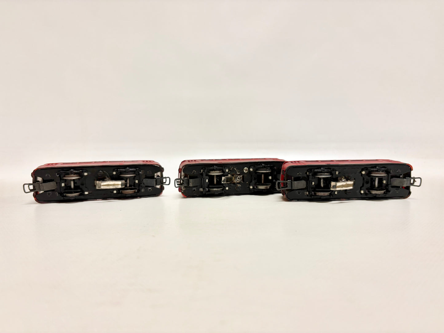 Märklin 3x 4018 Schienenbus-Beiwagen DB AC H0