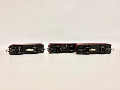 Märklin 3x 4018 Schienenbus-Beiwagen DB AC H0