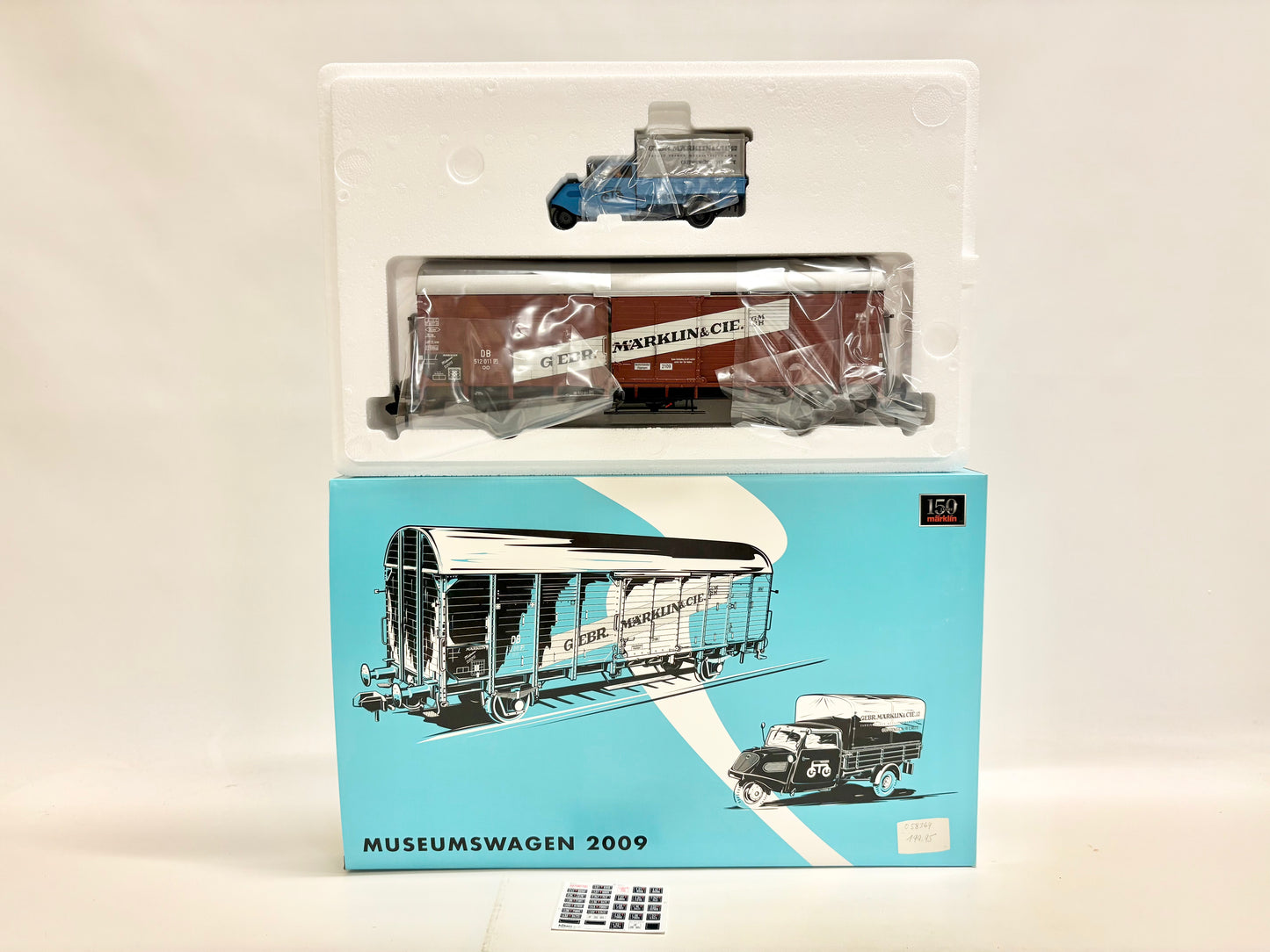 Märklin 58364 Museumswagen 2009 Tonnendachwagen DB Spur 1