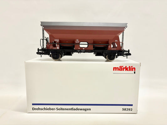 Märklin 58292 Güterwagen Drehschieber-Seitenentladewagen DB Spur 1
