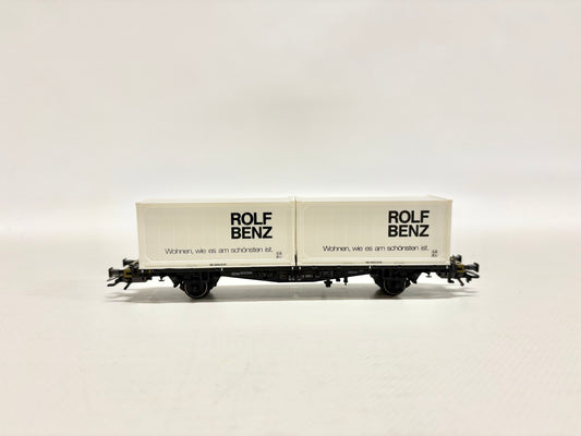 Märklin 4850 Güterwagen Containerwagen "Rolf Benz" DB AC H0
