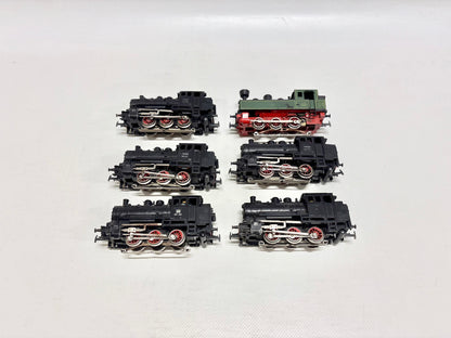 Märklin 3087 3000 6x Dampflokomotiven DB AC H0