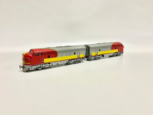 Märklin 3060 + 4060 USA Santa Fe F7 diesel locomotive H0 