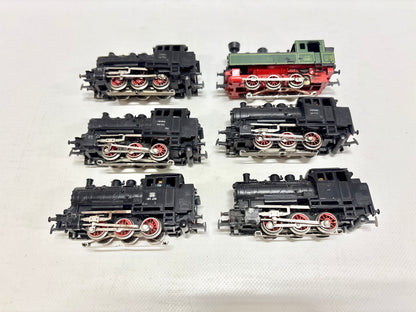 Märklin 3087 3000 6x Dampflokomotiven DB AC H0