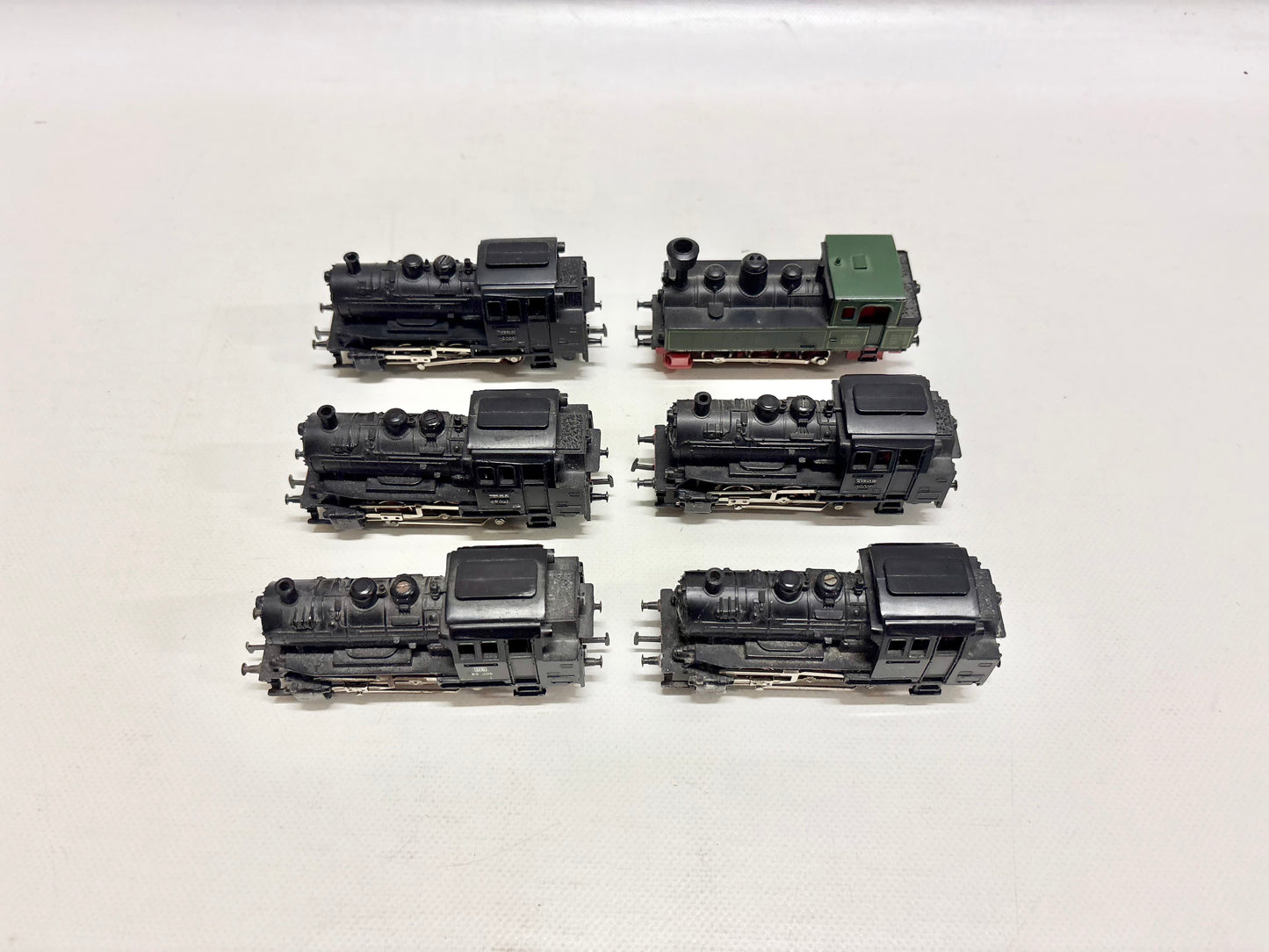 Märklin 3087 3000 6x Dampflokomotiven DB AC H0