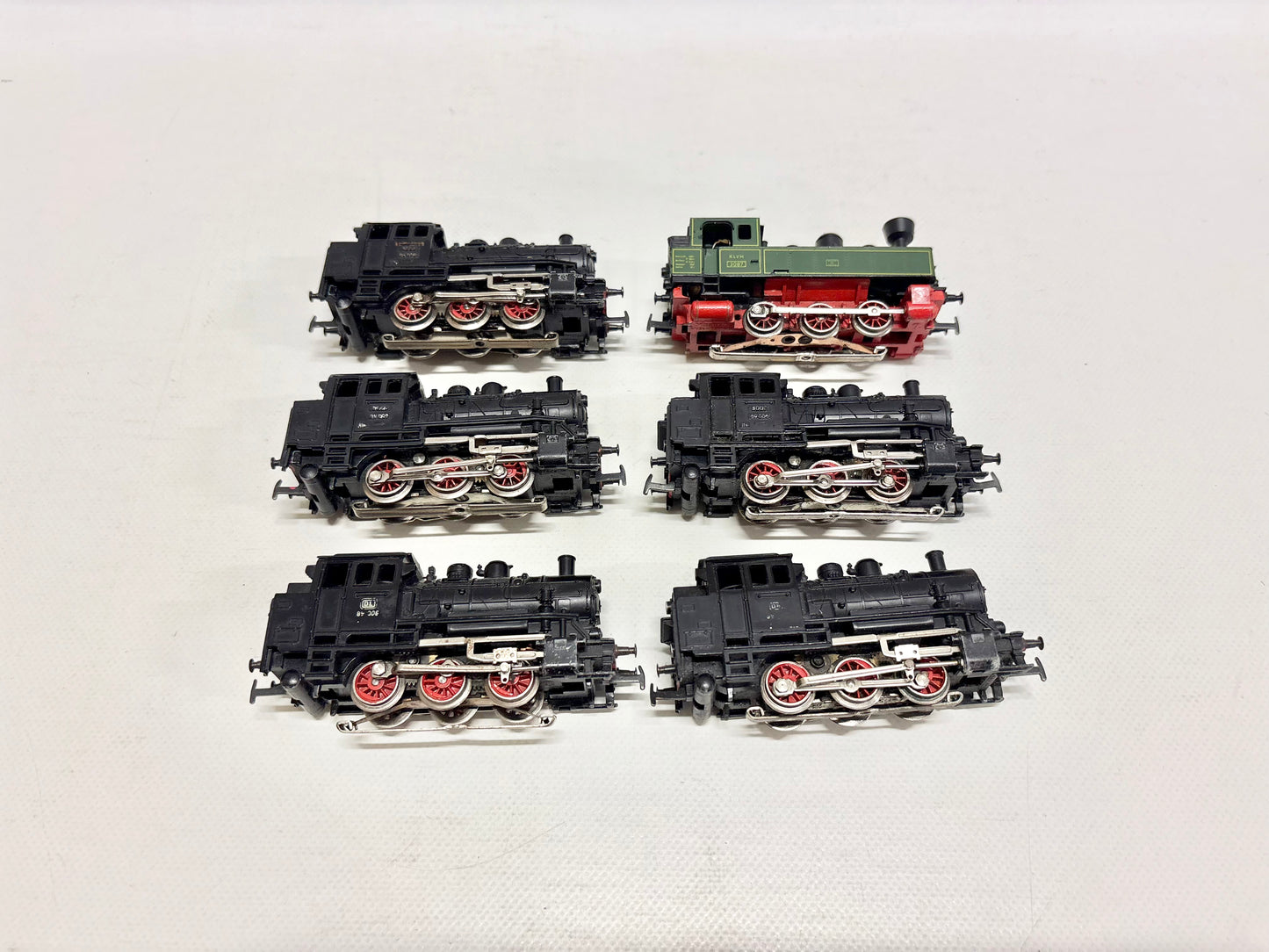 Märklin 3087 3000 6x Dampflokomotiven DB AC H0