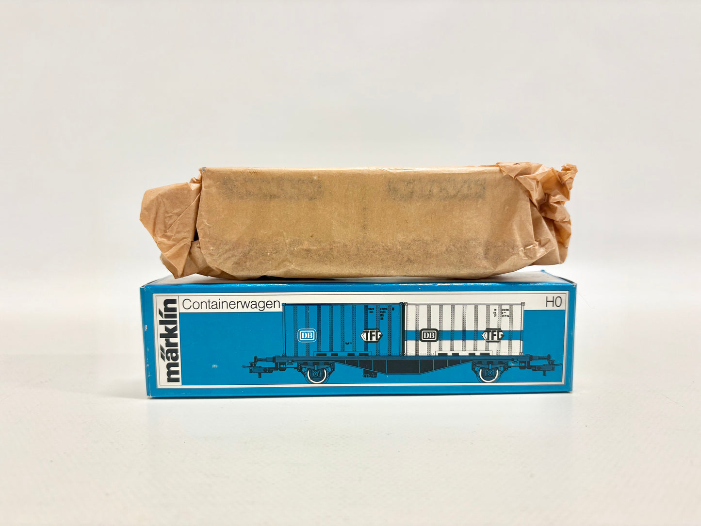 Märklin 4765 Güterwagen Containerwagen "Volvo" *originalverpackt* SJ AC H0