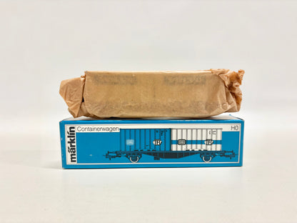 Märklin 4765 Güterwagen Containerwagen "Volvo" *originalverpackt* SJ AC H0