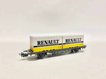 Märklin 4767 Güterwagen Containerwagen "Renault" SNCF AC H0