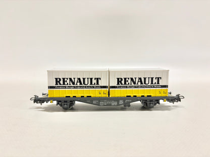 Märklin 4767 Güterwagen Containerwagen "Renault" SNCF AC H0