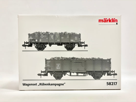 Märklin 58217 Wagen-Set "Rübenkampagne" Güterwagen DB Spur 1